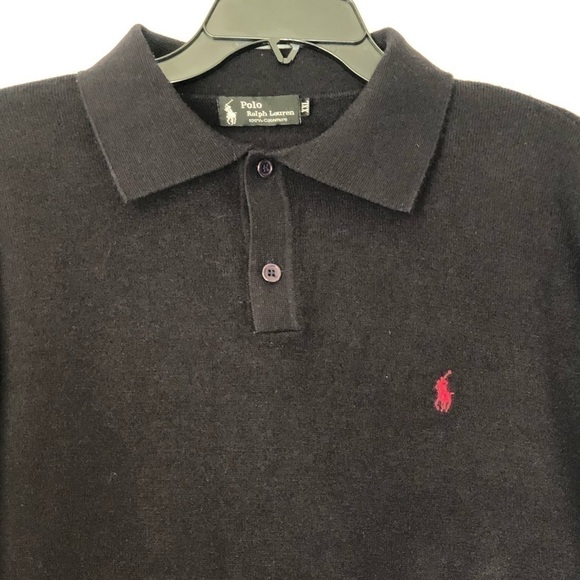 Polo Ralph Lauren Black Label Men’s 100% Cashmere Button Up Collar Cardigan XXL - Picture 2 of 10